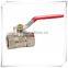 Brass ball valve with lock, water meter lock,1 inch ball valve
