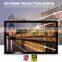 High quality wall mount 3D home theater projector screen fixed frame projection screen