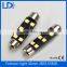 Festoon led Panel Light 6 SMD 2835 LED 41mm Car Reading Interior Map Roof light 12V white Car Dome Led Light