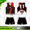 Long sleeved/sleeveless sublimation AFL jumper and shorts