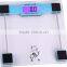 electronic household scales 2*AA Batteries bathroom scales body fat weighing scales