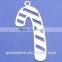 Christmas fancy silver-plated etching brass bookmarks