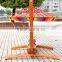 Outsunny Wooden Arc Free Camping Hammock Stand Chair with Colorful Hammock
