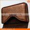 Luxury gold color credit card holder with PU leather material as promotional gift