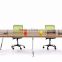 MT02 Office Ultra Modern Design Modular Wood Panels Large Conference Table