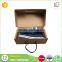 Darlee factory wholesale custom logo printed brown shoe box with handle