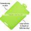2016 multifunctional mini Cutting Board with Food Grade Silicone also for Chopping, Non-slip Soft Chopping Mat