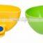 Kawachi Set of 4 Coloured Party Dip Clips Bowl Clip for Plates Sauce Cups