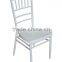 Steel Chiavari Tiffany Wedding Event Chair--white color,thickness:1.2mm or 1.0mm steel