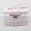 High Quality Floral Print Jewelry Box With Three Layers