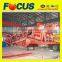 High Quality 75m3/H Self-Auto Mobile Concrete Batching Plant, Trailer Concrete Mixing Plant
