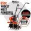 hand operated equipments mini power rotary tiller