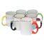 11oz handle and rim color sublimation mug wholesale