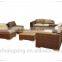 Outdoor patio new modern stylish light brown backyard sofa set goods for backyard and garden