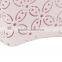 Pink Arc-shaped Metal Punched Pen Ruler Pencil Holder