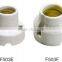 edison screw shell type of ceramic porcelain lamp holder / lamp socket e27 e27
