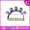 Wholesale baby musical wooden hand shaker bells W07I088