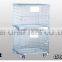 Service Supplies Folding Stackable Container Wire Mesh Basket Warehouse Cage