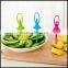 Eco-friendly Creative Cute Design Dancing Girl Shape ABS Plastic Fruit Fork Set 6PCS Dessert Fork Set 6PCS Wholesale