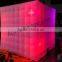Colorful customized size or logo led inflatable photo booth enclosure for sale