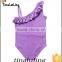 2015 latest summer girls cartoon swimwear children one piece bathing suits kids Swimsuits