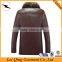New fashion real black fur jackets for men