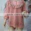 woman embroidery jumper long blouse