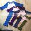 Wholesale 2016 boy halloween set boy thanksgiving clothes boy fall raglan shirt YW-00401