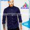 High quality guangzhou cotton shirt, custom men tight-fitting long-sleeved shirt wholesale