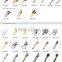 Low MOQ Fast delivery wholesale newest fashion custom zipper slider for suitcase for clothes/cloth wardrobe/bag/suitcase