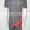 customized soccer uniform grey red