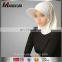 2017 China Supplier Muslim Women Hijab Simple Sea Hat Headscarf White