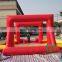 HI customized 0.6mm PVC double door inflatable toy beach volleyball sport court with the omentum