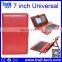 7 Inch Tablet PC Crystal Texture PU Leather Keyboard Case with Holder and Micro USB Cable,7 inch keyboard case for android table