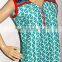 Cotton Tunic Top Summer Block Print Kurti