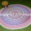 Cold-resistant wholesale custom printed hippie bohemian cotton table cover round table covers