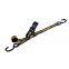 Ergonomic Handle Ratchet Tie Down Straps with S Hooks