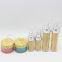 Frosted Cosmetic Jar Double Wall Wooden Lotion Silver Pump Spray Bottle