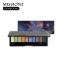 Multi-colored organic eyeshadow palette no brand wholesale makeup