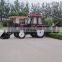 55hp 4x4 Front End Loader Tractor with heater Cabin For Sale