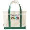 large women green heavy duty canvas tote bag embroidery 18 oz canvas bag with logo