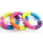 Durable 3 sizes rubber dog biting chewing ring toy fresh colors dog ring with thorns