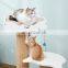 2020 new design high-end white cat climbing frame cat climbing tree double cat scratching posts
