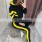 Two Piece Blank Crop Top Custom Logo Women Custom Custom Print Logo High Waist Long Sleeve Plain Sweat Suits