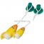 New design squeaky toy suction cup with champagne shape plush toy