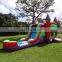 Tropical Themed Inflatable Bounce House Water Slide Child Jumping Bouncy Castle Combo