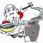 High quality small type automatic noodle machine / pasta machine / Stainless steel flour stranding machine
