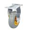 Steel rubber  PU TPR medical  heavy duty cast iron1 inch swivel castor wheel