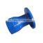 ISO2531 fbe coated ductile cast iron di flange socket pipe fitting