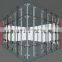 10mm 12mm thick tempered glass with holes for spider curtain wall